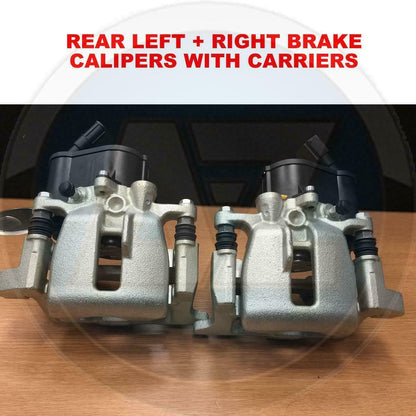 FOR AUDI A6 A6 AVANT QUATTRO 2005> REAR ELECTRIC HAND BRAKE CALIPERS X2