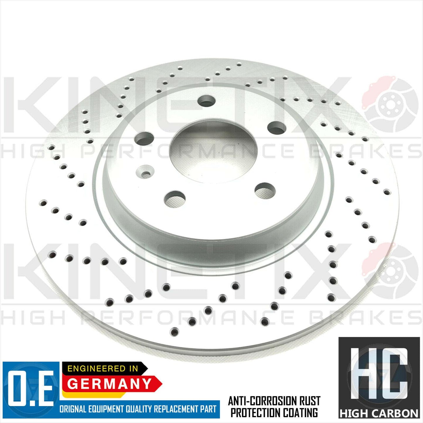 FOR AUDI A6 C8 40 TFSI CROSS DRILLED FRONT REAR BRAKE DISCS PADS 320mm 300mm