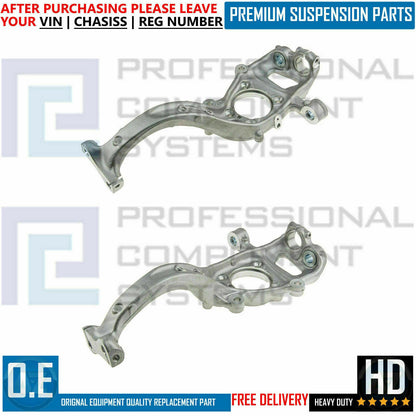 FOR AUDI ALLROAD A4 A5 A6 A7 Q5 FRONT AXLE STEERING STUBS KNUCKLES HUBS X2