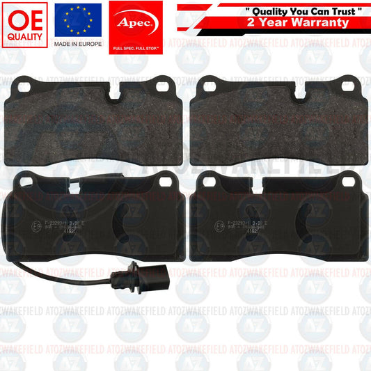 FOR LAMBORGHINI GALLARDO REAR APEC BRAKING BRAKE PADS WIRE SENSOR 2003-2014