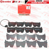 FOR AUDI RS3 8V 15- FRONT REAR GENUINE BREMBO OEM BRAKE PADS SET SENSORS FR RR