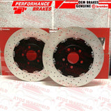 FOR AUDI RS4 QUATTRO B7 2005-2009 FRONT GENUINE BREMBO BRAKE DISCS SET 365mm OEM