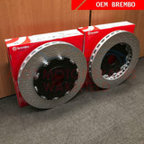 FOR AUDI RS4 QUATTRO B7 2005-2009 FRONT GENUINE BREMBO BRAKE DISCS SET 365mm OEM