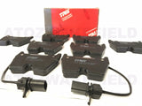FOR AUDI RS4 RS5 R8 FSI SPYDER QUATTRO 4.2 5.2 FRONT GENUINE TRW BRAKE PADS SET