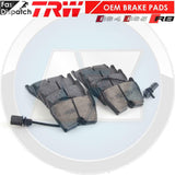 FOR AUDI RS4 RS5 R8 FSI SPYDER QUATTRO 4.2 5.2 FRONT GENUINE TRW BRAKE PADS SET