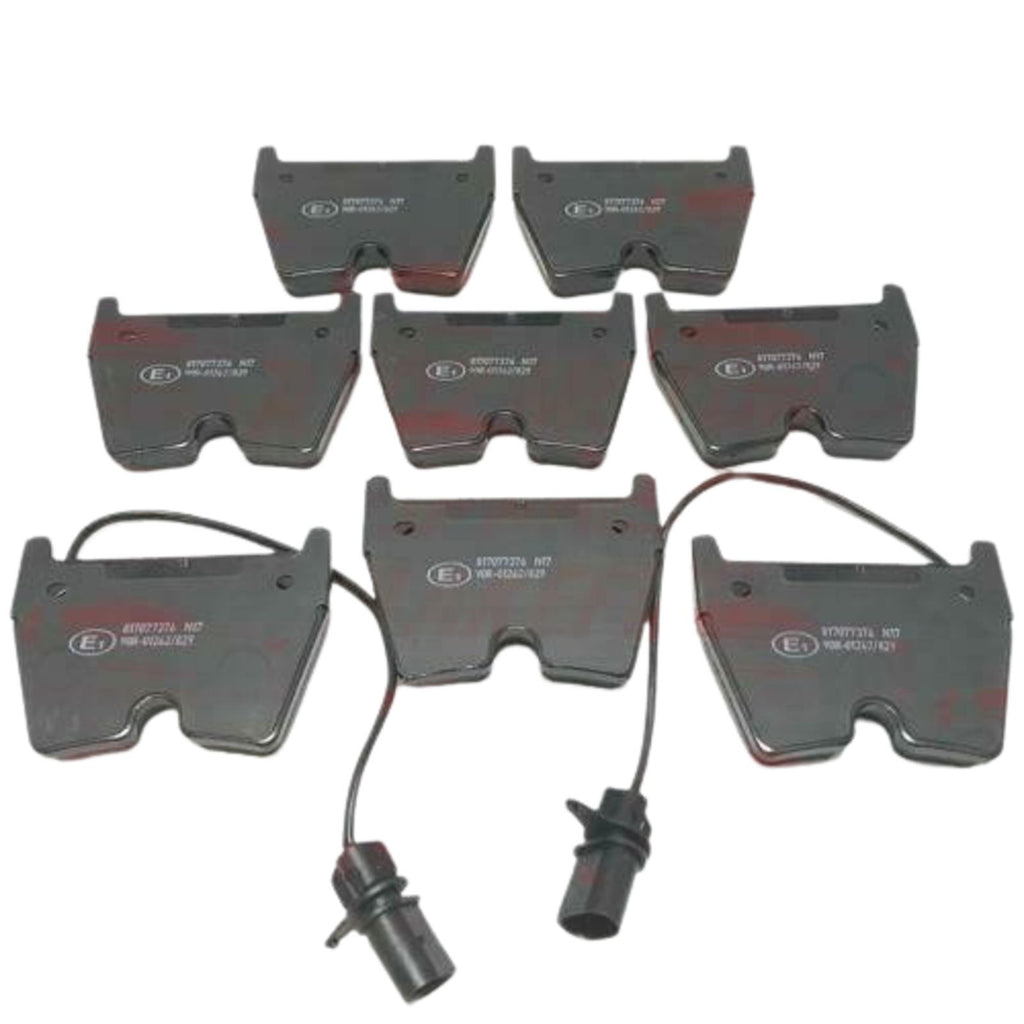 FOR AUDI RS6 4B2 4B5 C5 FRONT PREMIUM QUALITY PLATINUM BRAKE PADS SENSORS SET