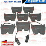 FOR AUDI RS4 RS5 R8 FSI SPYDER QUATTRO 4.2 5.2 FRONT PLATINUM BRAKE PADS SET NEW