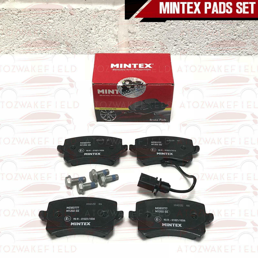 FOR AUDI RSQ3 QUATTRO REAR GENUINE MINTEX BRAKE PADS SET 8U0698451D 8U0698451E