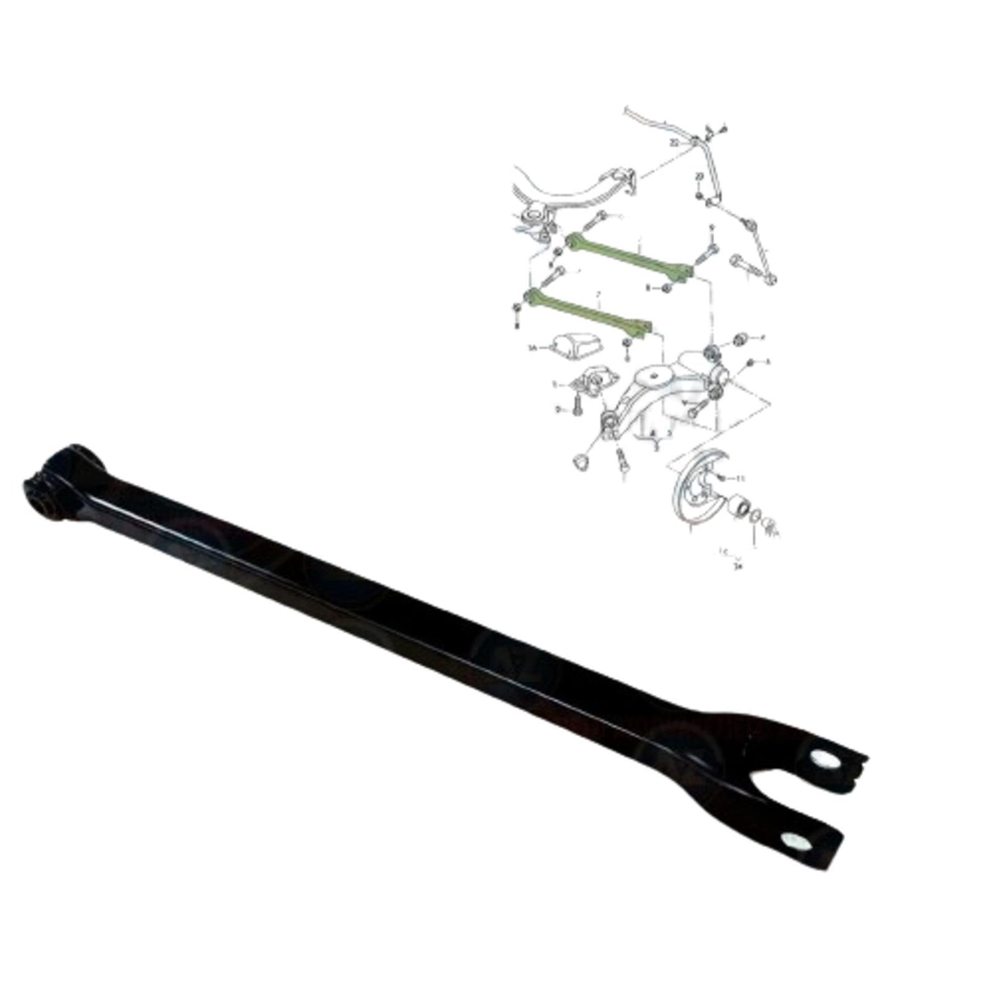 FOR AUDI A3 1.8T REAR UPPER LOWER SUSPENSION WISHBONE TRACK CONTROL ARM ROD NEW