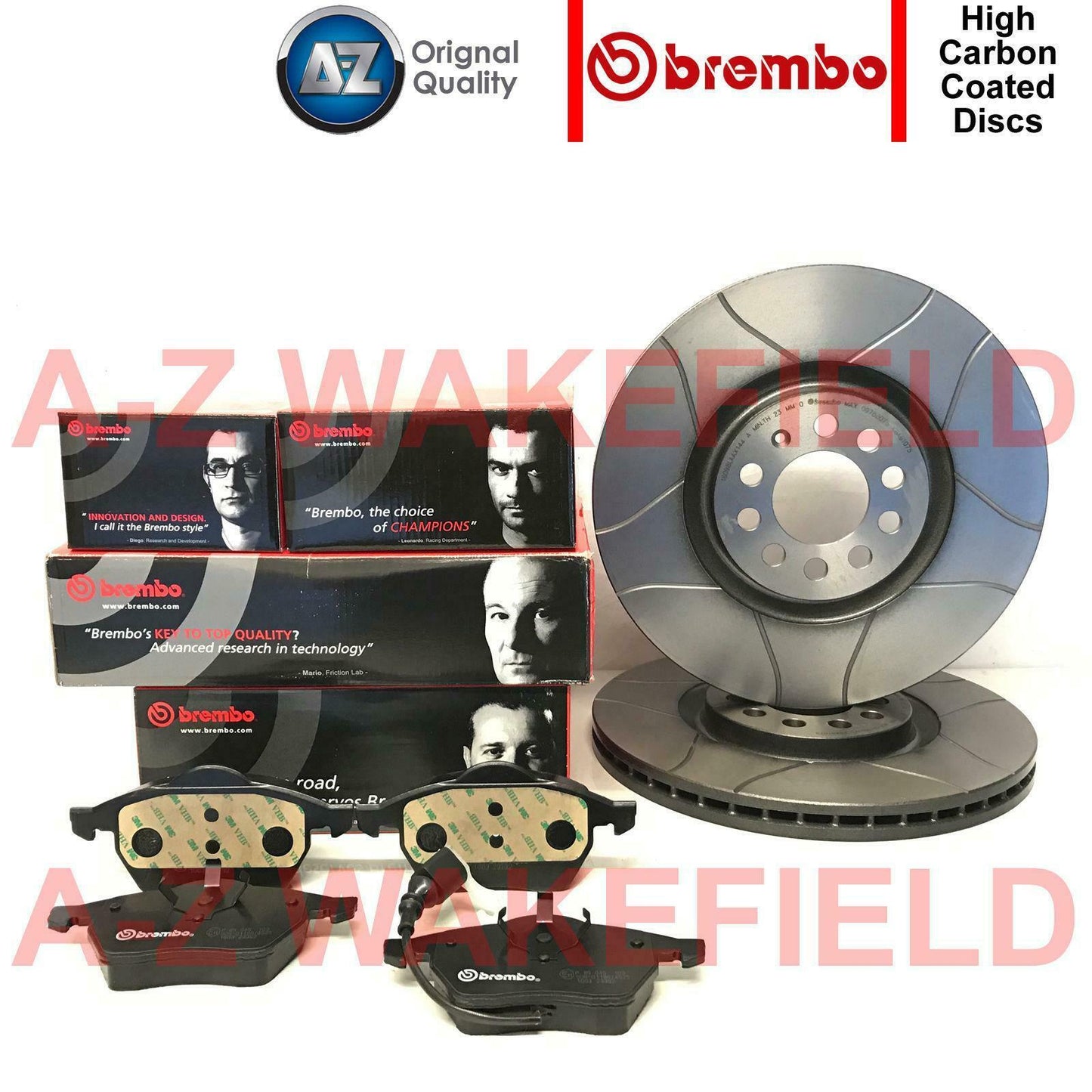 Golf GTI MK4 1.8 T 150 180 Ani Brembo Front Grooved Max Brake Discs & Pads 312mm