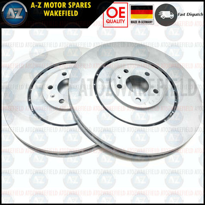 FOR AUDI S6 S7 A8 S8 FRONT PREMIUM HIGH CARBON COATED BRAKE DISCS PAIR 400mm