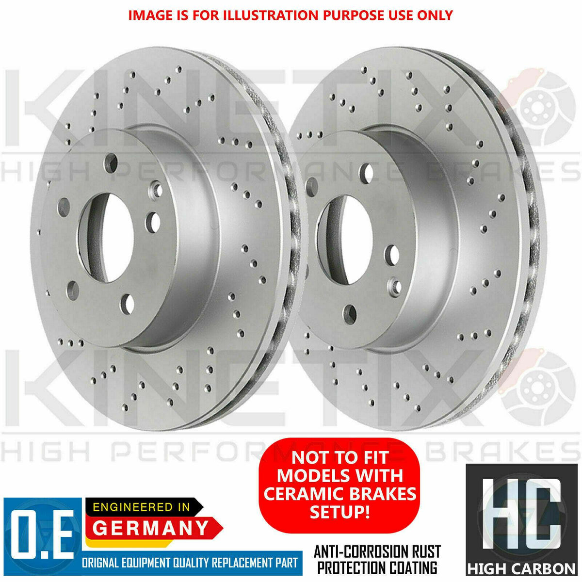 FOR AUDI A8 S8 FRONT REAR DRILLED BRAKE DISCS PADS WIRE SENSORS 385mm 335mm