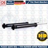 FOR AUDI SEAT SKODA VW REAR AXLE OE QUALITY SHOCKERS SHOCK ABSORBERS PAIR NEW