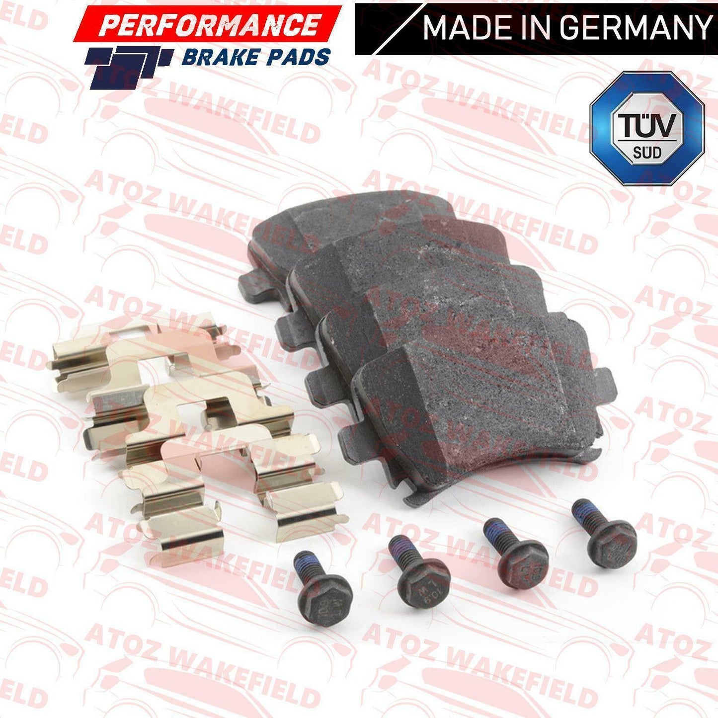 FOR VW GOLF GTi R32 MK6 2.0 R REAR HIGH PERFORMANCE BRAKE PADS SET BRAND NEW