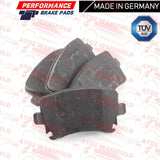 FOR AUDI SEAT SKODA VW REAR HIGH PERFORMANCE BRAKE PADS SET BRAND NEW