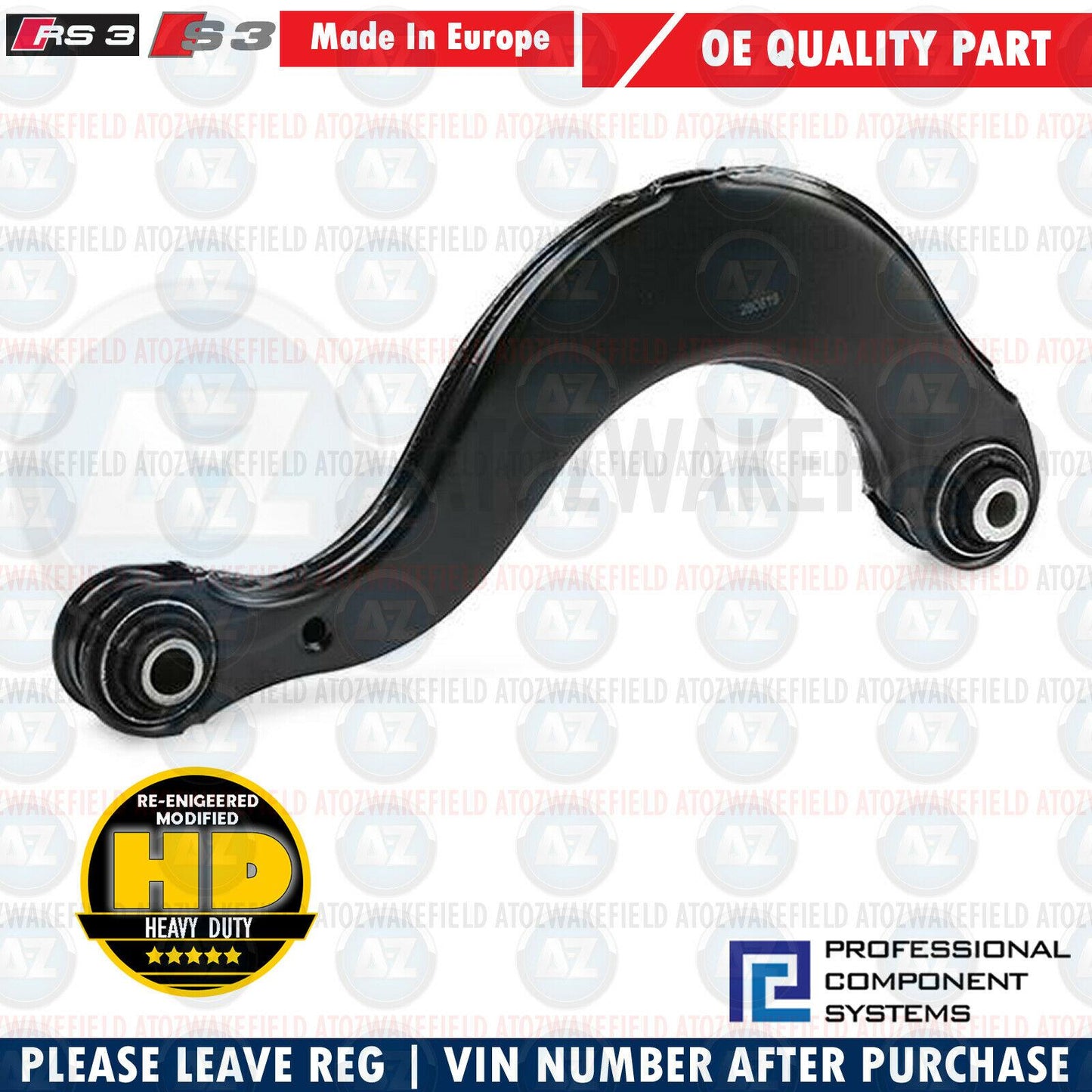 FOR AUDI SQ2 S3 RS3 REAR UPPER RIGHT SEMI TRAILING SUSPENSION CONTROL ARM RH