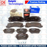 FOR AUDI SQ7 Q7 Q8 SQ8 FRONT REAR DELPHI OEM BRAKE PADS SET FR RR BRAND NEW