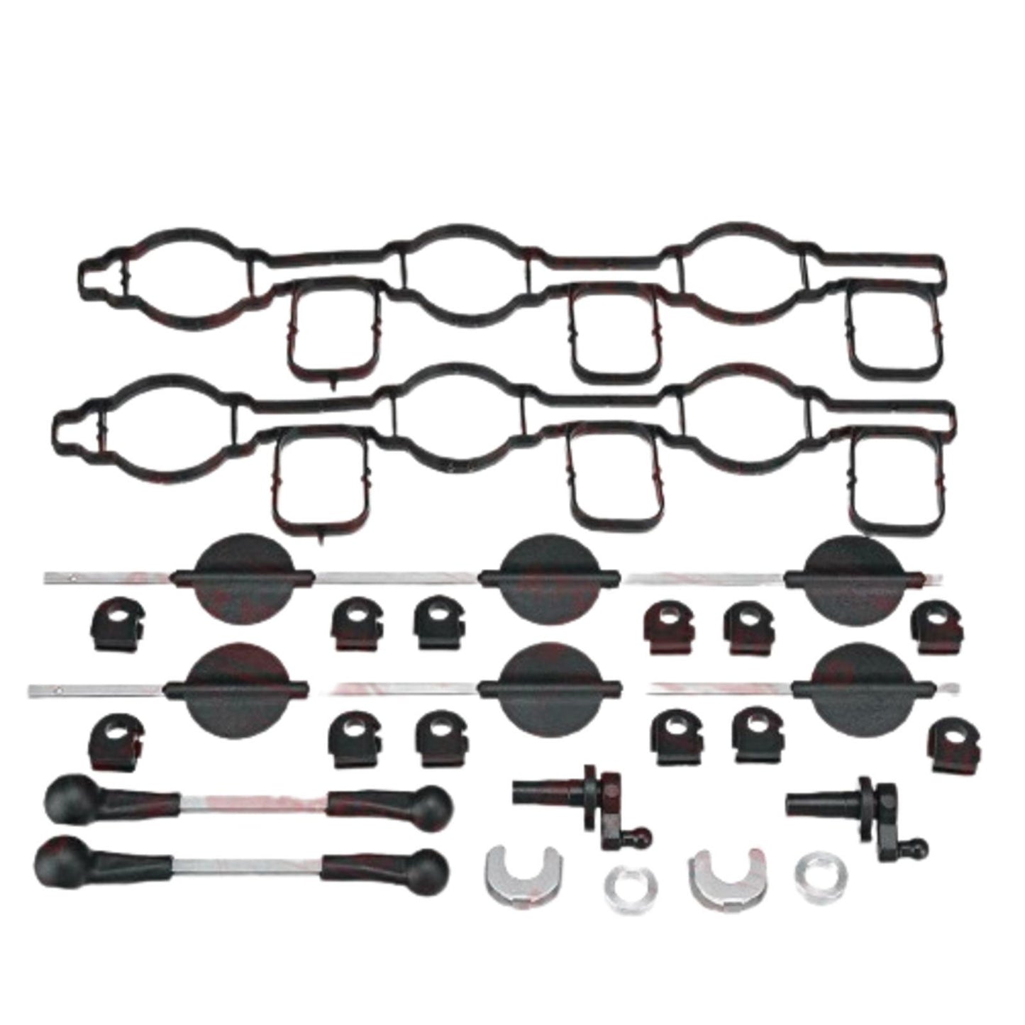 FOR AUDI VW SKODA 2.7 3.0 TDI INTAKE INLET MANIFOLD SWIRL FLAPS REPAIR KIT SET