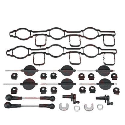 FOR AUDI VW SKODA 2.7 3.0 TDI INTAKE INLET MANIFOLD SWIRL FLAPS REPAIR KIT SET