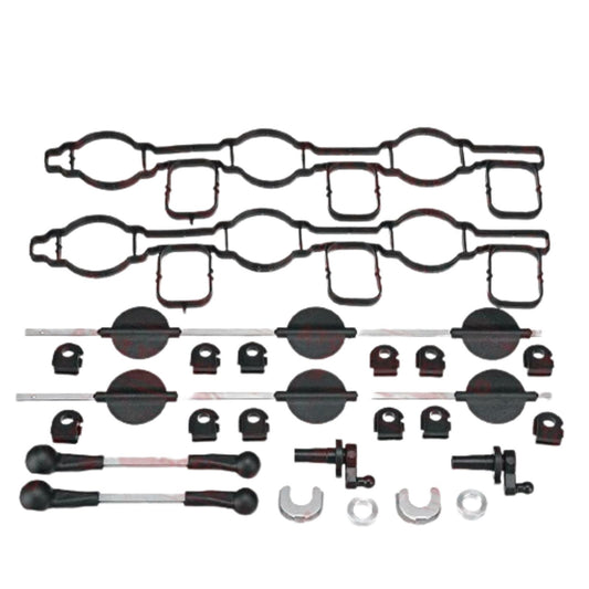 FOR AUDI VW SKODA 2.7 3.0 TDI INTAKE INLET MANIFOLD SWIRL FLAPS REPAIR KIT SET