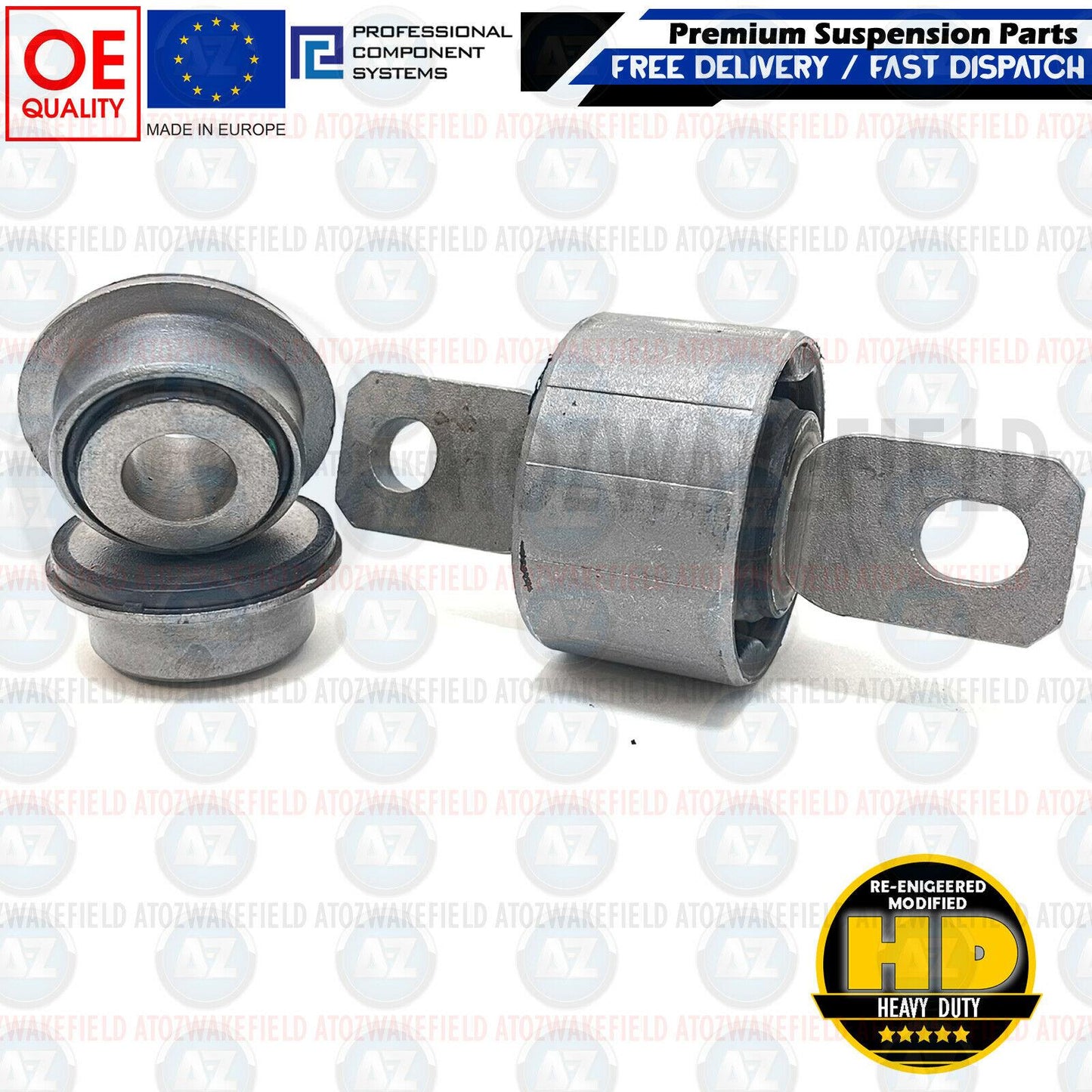 FOR AURIS AVENSIS LEXUS CT200H REAR SUSPENSION WISHBONE TRAILING ARM BUSHES KIT1