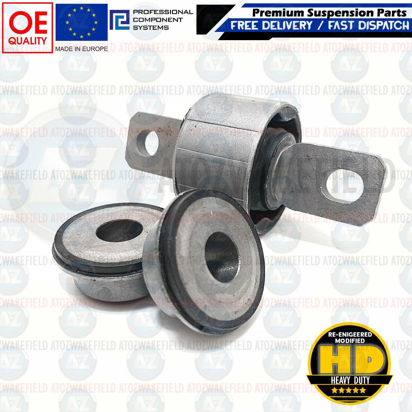 FOR AURIS AVENSIS LEXUS CT ES HS REAR SUSPENSION WISHBONE TRAILING ARM BUSHES X3
