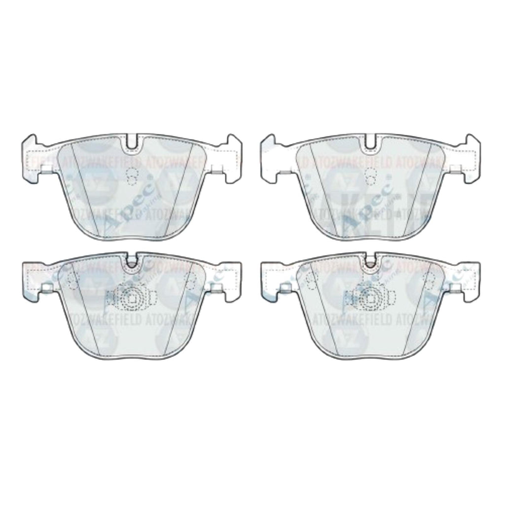 FOR BENTLEY ARNAGE AZURE ROLLS ROYCE PHANTOM REAR OE QUALITY APEC BRAKE PADS x4