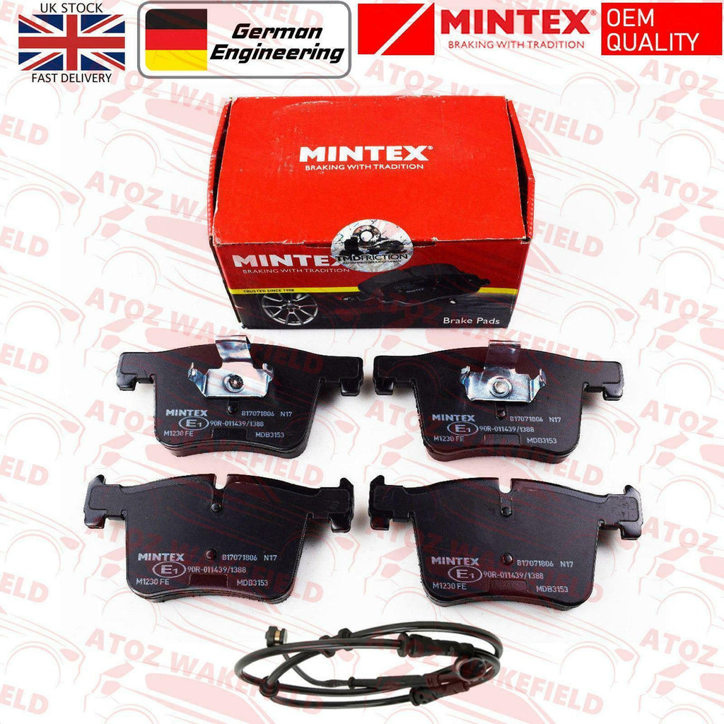 FOR BMW 1 2 3 4 SERIES M SPORT FRONT PREMIUM MINTEX BRAKE PADS SENSOR MDB3153