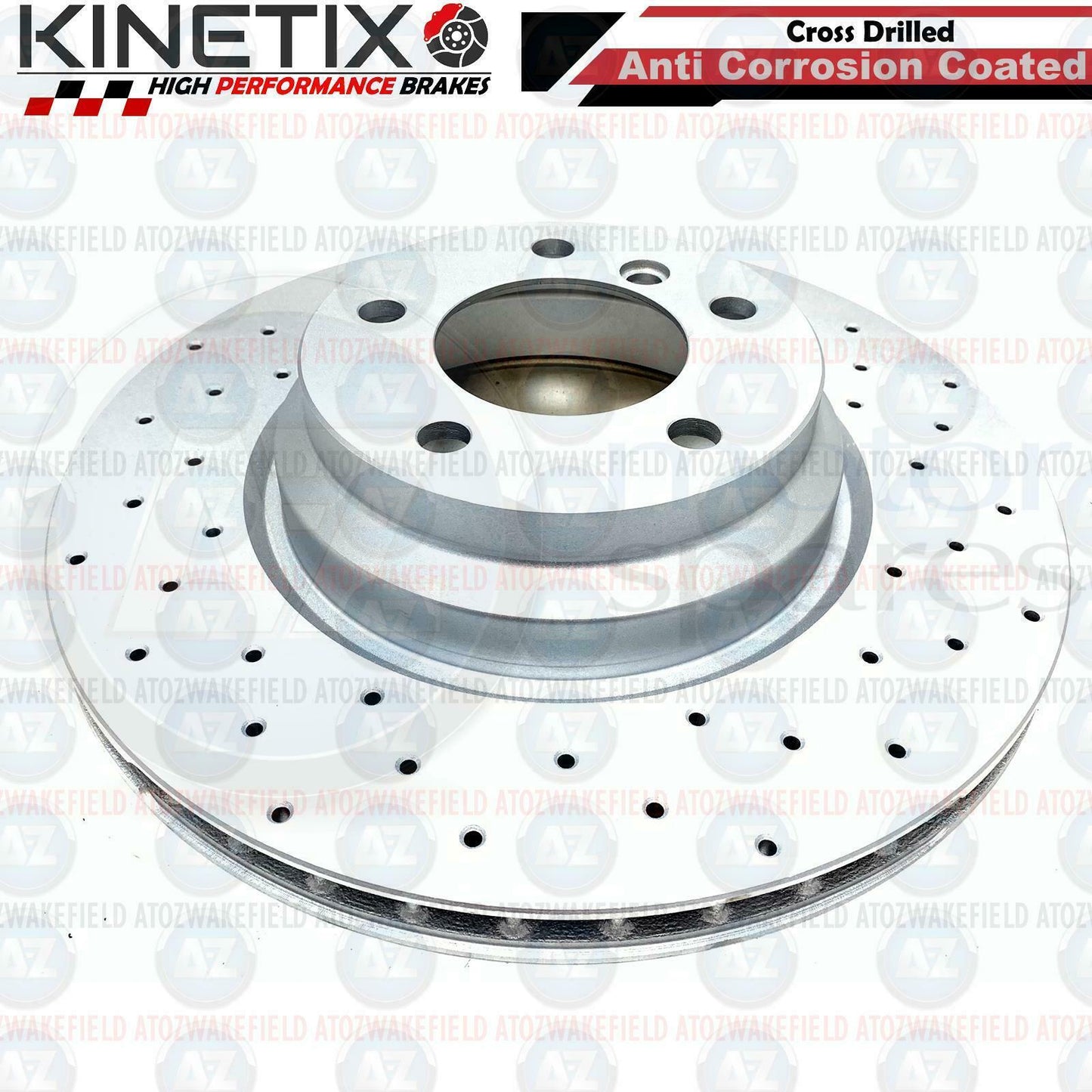 FOR BMW 1 3 SERIES 330mm FRONT CROSS DRILLED PERFORMANCE BRAKE DISCS PAIR COATED
