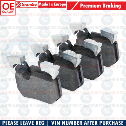 FOR BMW 1 SERIES 135i E82 E88 REAR GENUINE BREMBO BRAKE PADS BRAND NEW SET