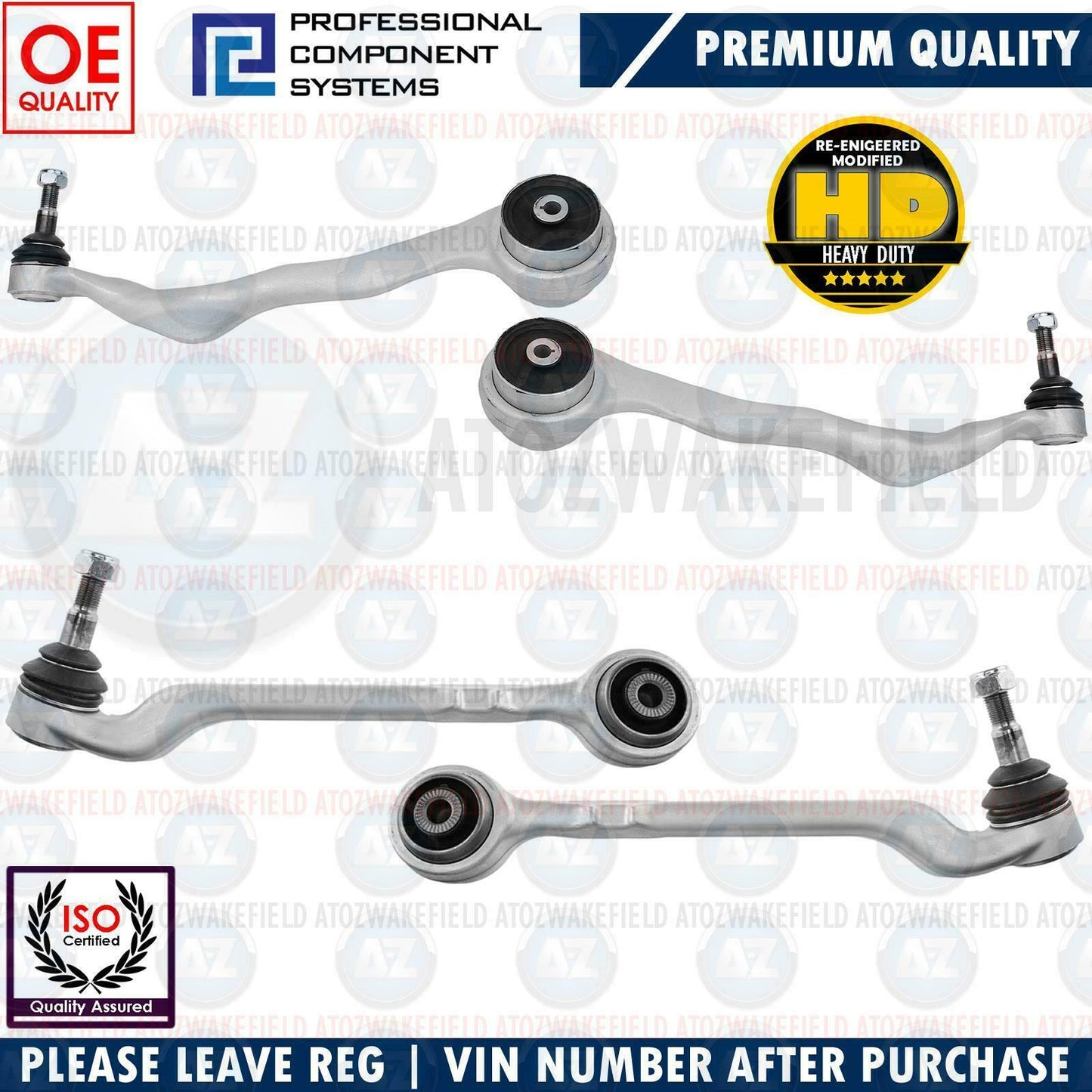 FOR BMW 1 SERIES F20 F21 FRONT LOWER REAR FRONT SUSPENSION WISHBONE CONTROL ARMS