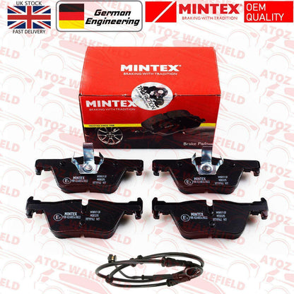 FOR BMW 114d 116d 118d 120d 125d M SPORT F20 F21 REAR MINTEX BRAKE PADS SENSOR