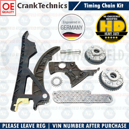 FOR BMW 116i 118i 120i 316i 318i 320i 520i TIMING CHAIN VVT GEARS & BOLTS N43