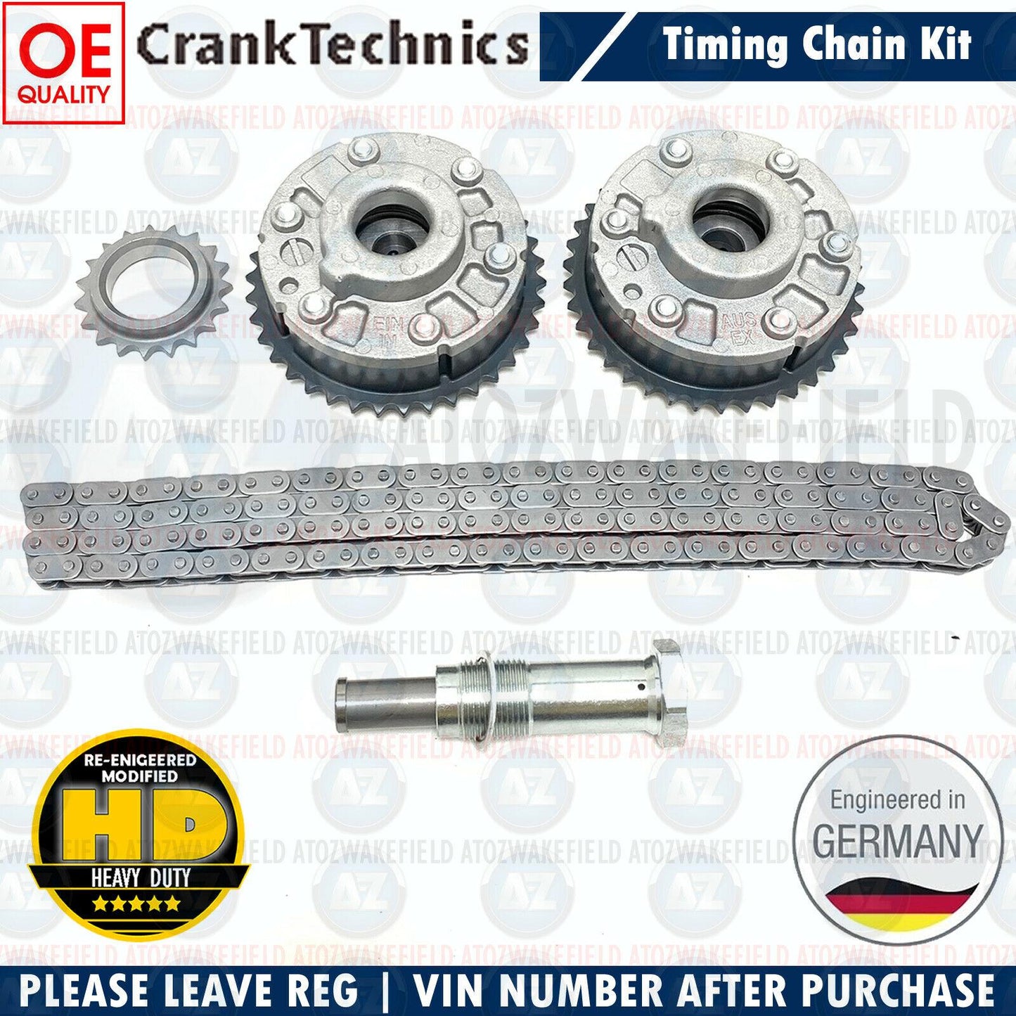 FOR BMW 116i 118i 120i 316i 318i 320i 520i TIMING CHAIN VVT GEARS & BOLTS N43