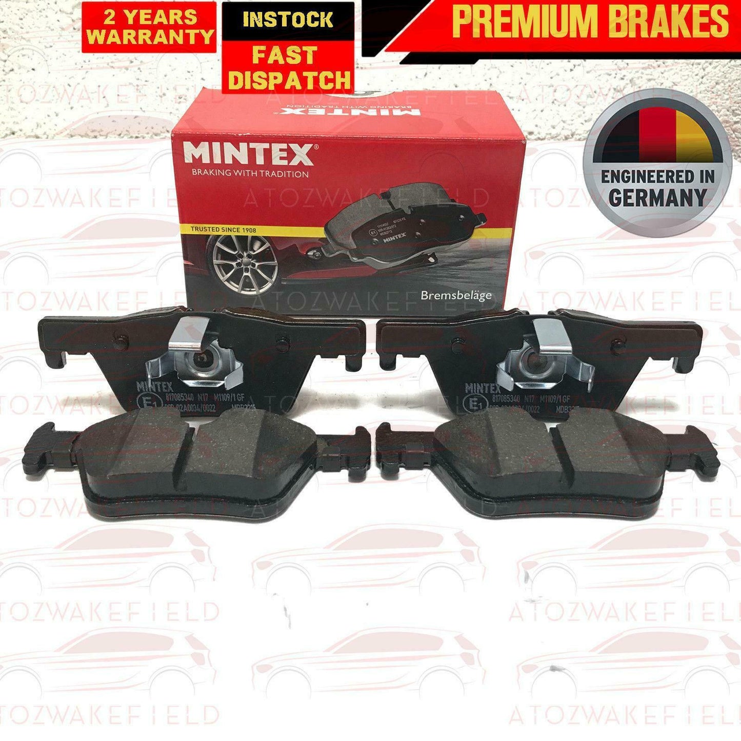 FOR BMW 1 2 3 4 SERIES M SPORT FRONT REAR PREMIUM MINTEX BRAKE PADS FR RR