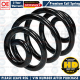 FOR BMW 3 SERIES E46 SPORT M-SPORT REAR AXLE SUSPENSION COIL SPRING 33536756982