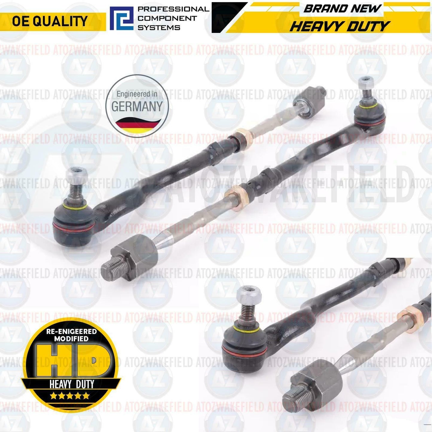 FOR BMW 3 SERIES E46 Z4 E85 INNER OUTER STEERING RACK TRACK TIE RODS ENDS PAIR