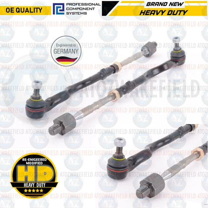 FOR BMW 3 SERIES E46 Z4 E85 INNER OUTER STEERING RACK TRACK TIE RODS ENDS PAIR