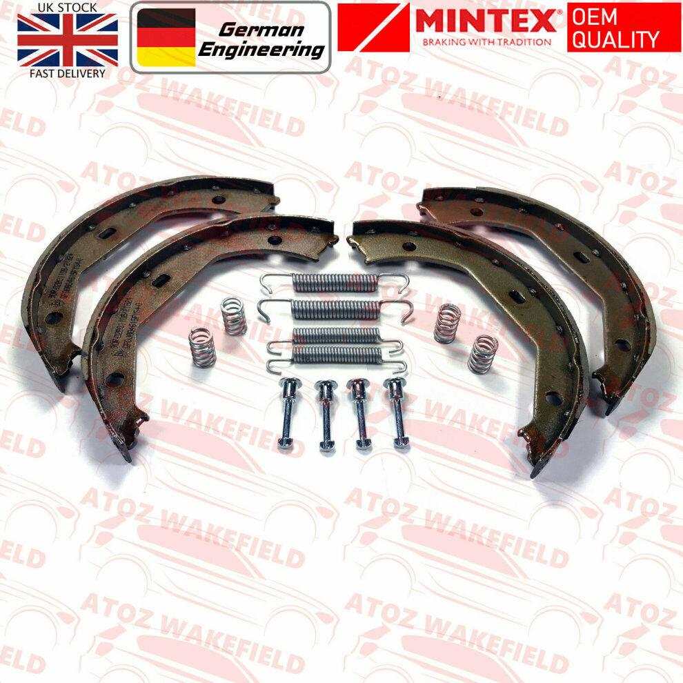 FOR BMW 1 SERIES REAR HANDBRAKE PARKING BRAKE SHOES SET FITTING KIT MINTEX