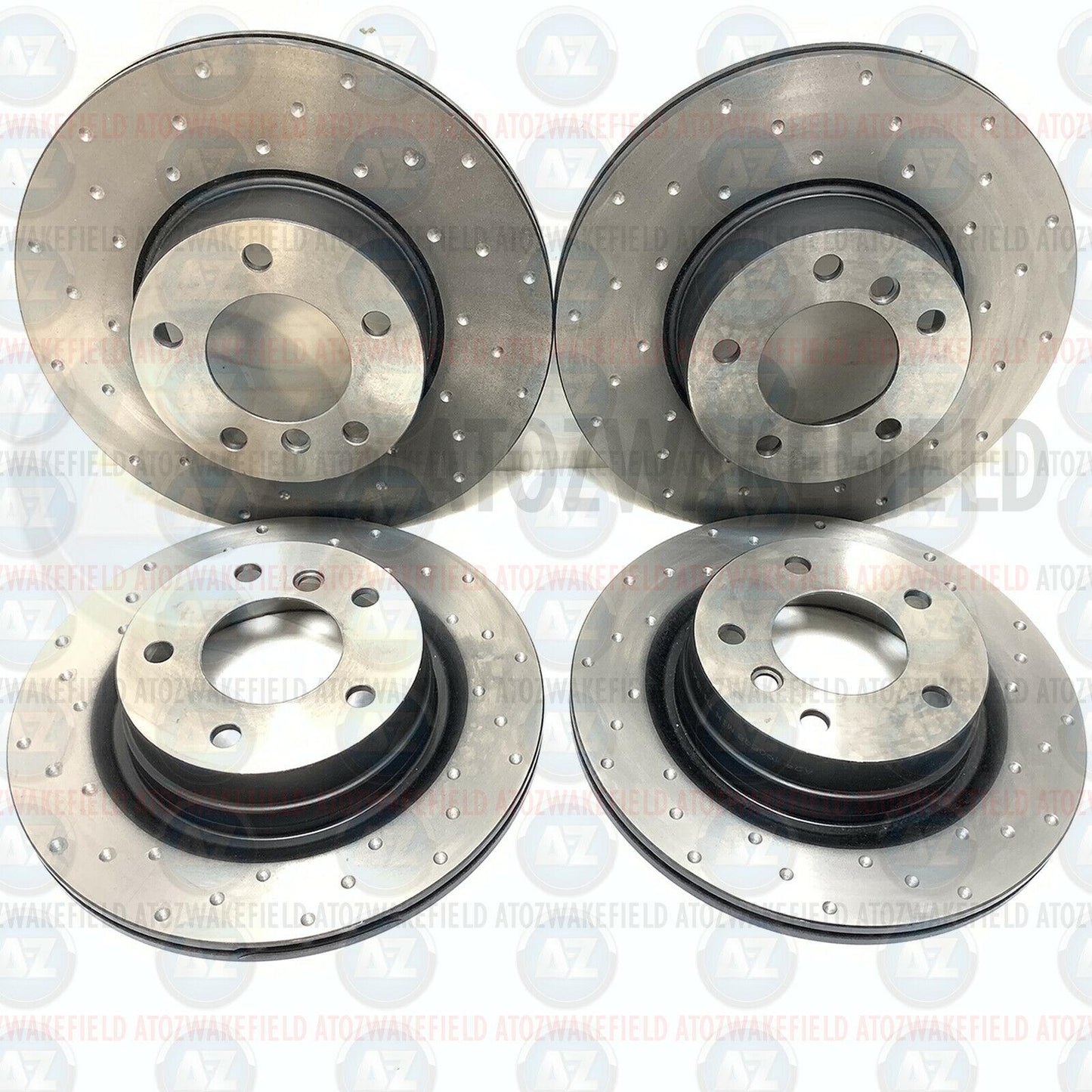 FOR BMW 3 Series 320d E90 E91 E92 E93 Front Rear Performance Dimpled Brake Discs
