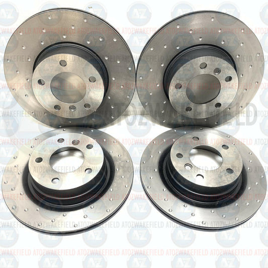 FOR BMW 3 Series 320d E90 E91 E92 E93 Front Rear Performance Dimpled Brake Discs