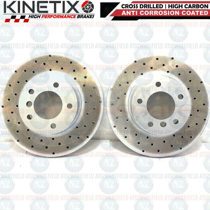 FRONT REAR BRAKE DISCS CROSS DRILLED PADS WEAR WIRE SENSOR LEAD FOR BMW F30 F31 F32 F33  F34 F36 312mm 300mm