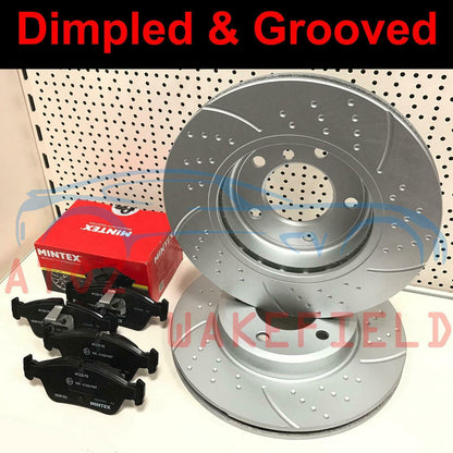 FOR BMW Z3 E36 3.0i FRONT KINETIX PERFORMANCE BRAKE DISCS MINTEX PADS KIT 300mm