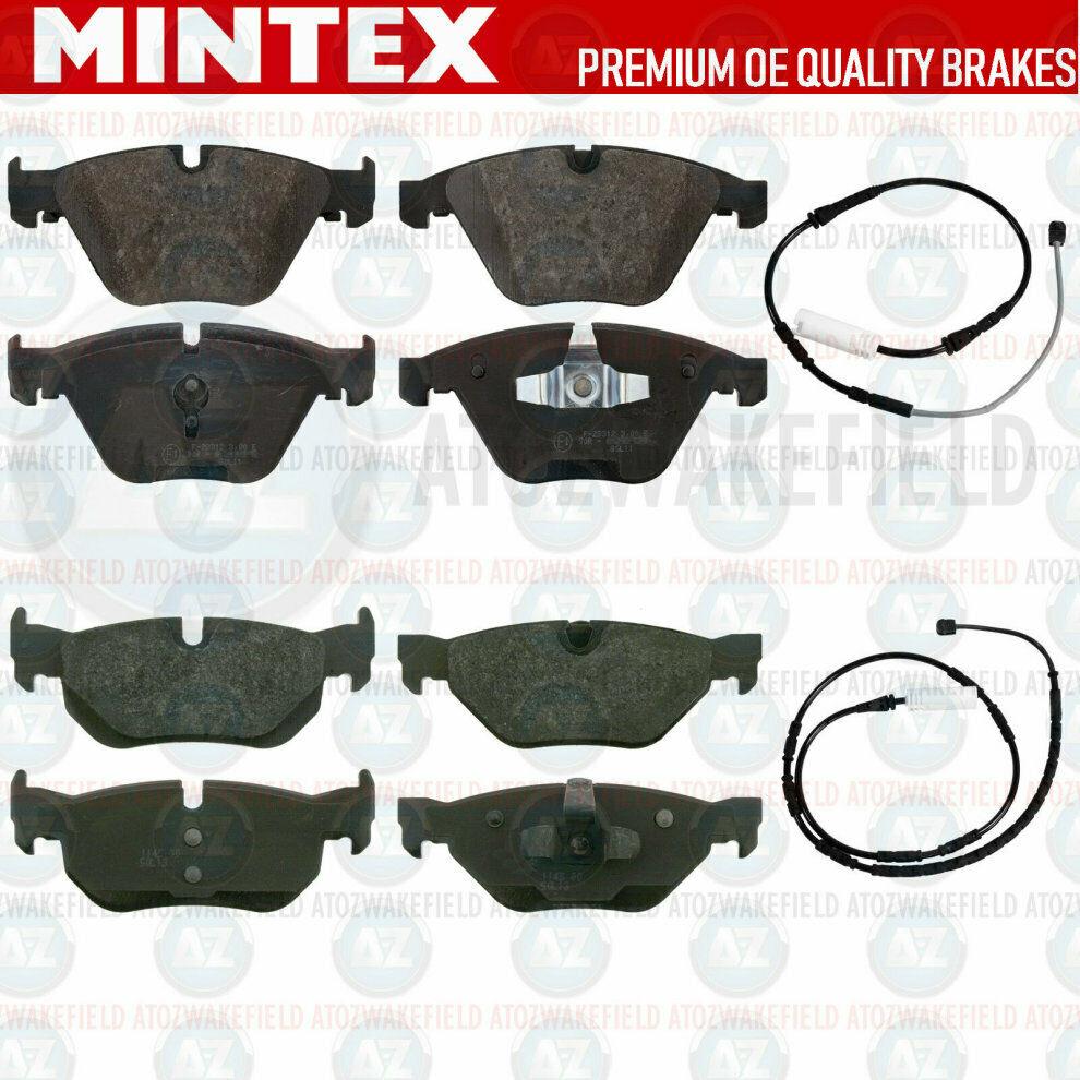 FOR BMW 320d E90 E91 E92 E93 FRONT REAR MINTEX BRAKE PADS WIRE SENSORS FR RR