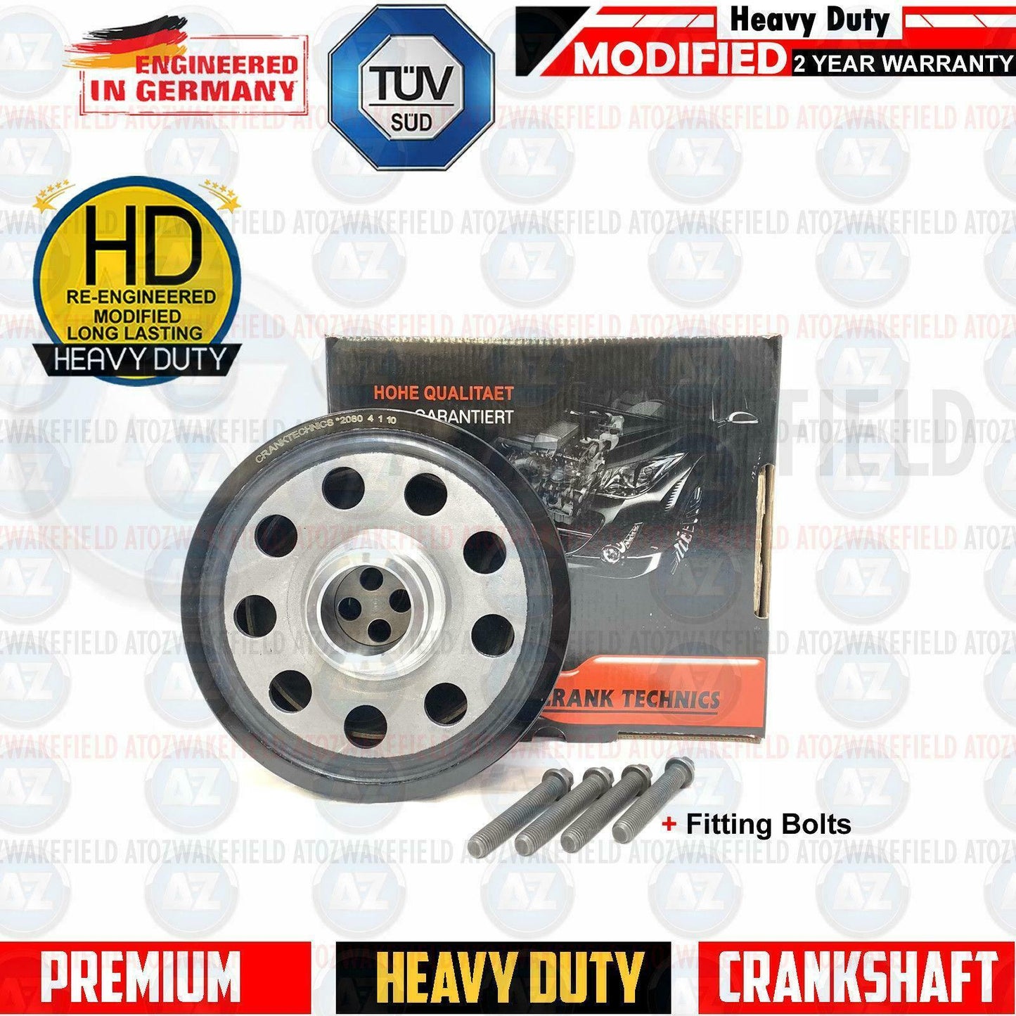 FIT BMW X1 20d TORSION VIBRATION DAMPER CRANKSHAFT PULLEY TENSIONER DRIVE BELT