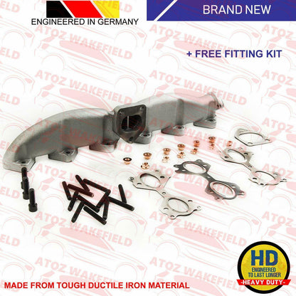 FOR BMW 330 330D 525 525D 530 530D 730 730D X3 X5 3.0 DIESEL EXHAUST MANIFOLD