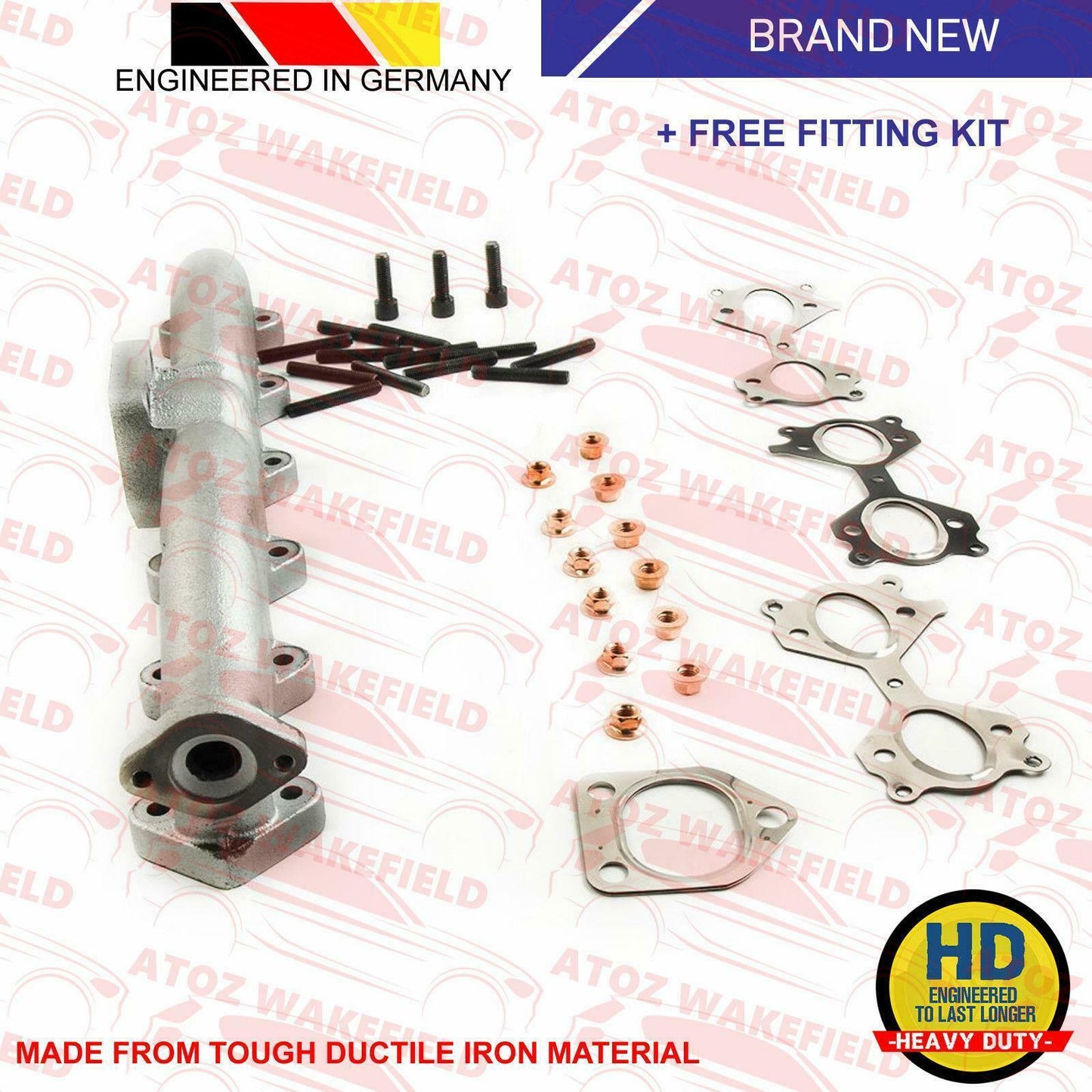 FOR BMW 330 330D 525 525D 530 530D 730 730D X3 X5 3.0 DIESEL EXHAUST MANIFOLD