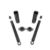 FOR BMW 320 Cd E46 REAR SHOCKER SHOCK ABSORBERS TOP STRUT MOUNTS DUST COVERS KIT