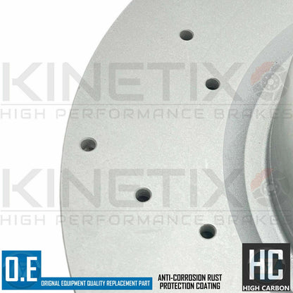 FOR BMW 330i F30 M SPORT REAR DRILLED BRAKE DISCS BREMBO PADS WEAR SENSOR 345mm