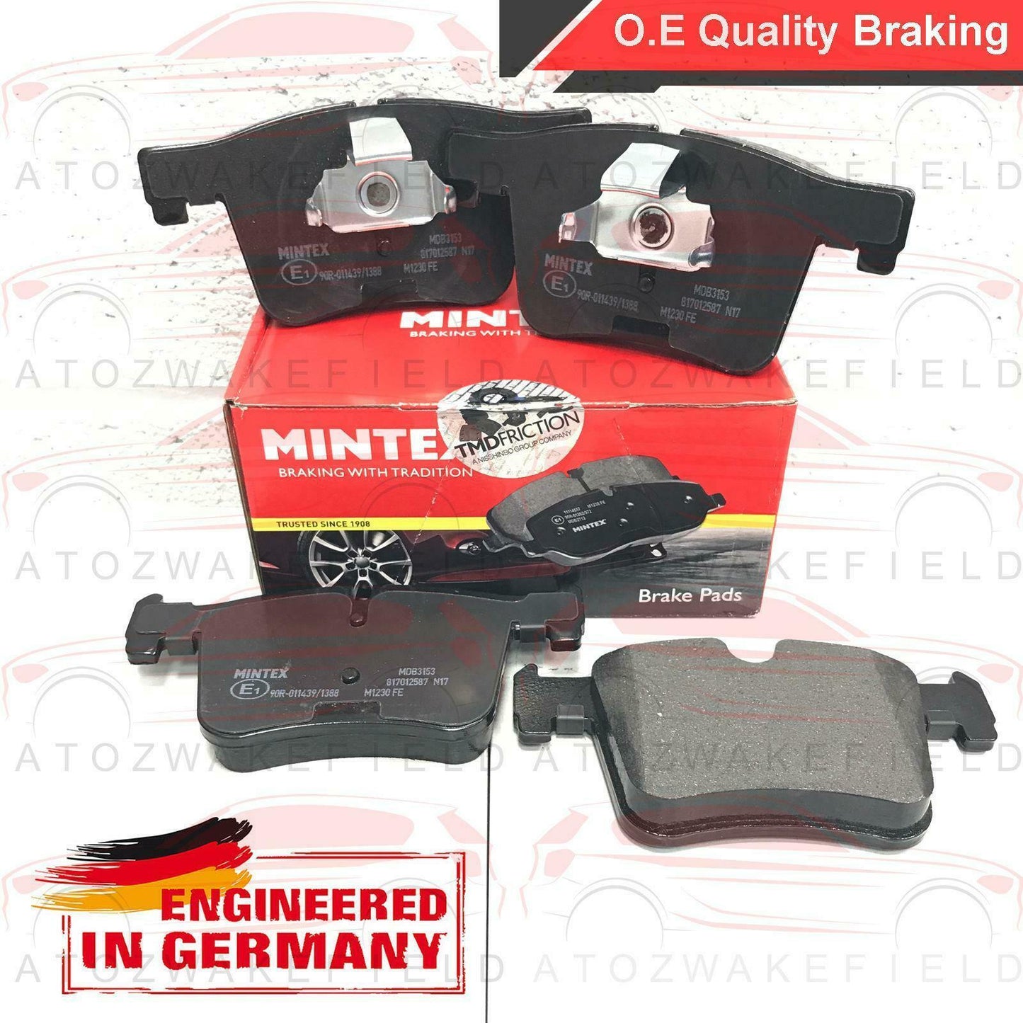 FIT BMW 330i 330d 430i 430d DRILLED FRONT BRAKE DISCS MINTEX PADS & SENSOR 330mm